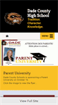 Mobile Screenshot of dchs.dadecountyschools.org