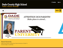 Tablet Screenshot of dchs.dadecountyschools.org
